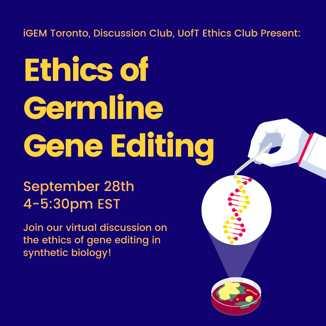 Review the case study HERE:
docs.google.com/document/d/1Sa…
sp0/edit?usp=sharing
When: Sept. 28th, 4-5:30pm EST
Where: ZOOM ( utoronto.zoom.us/j/98693133641 , Passcode: 725927 )