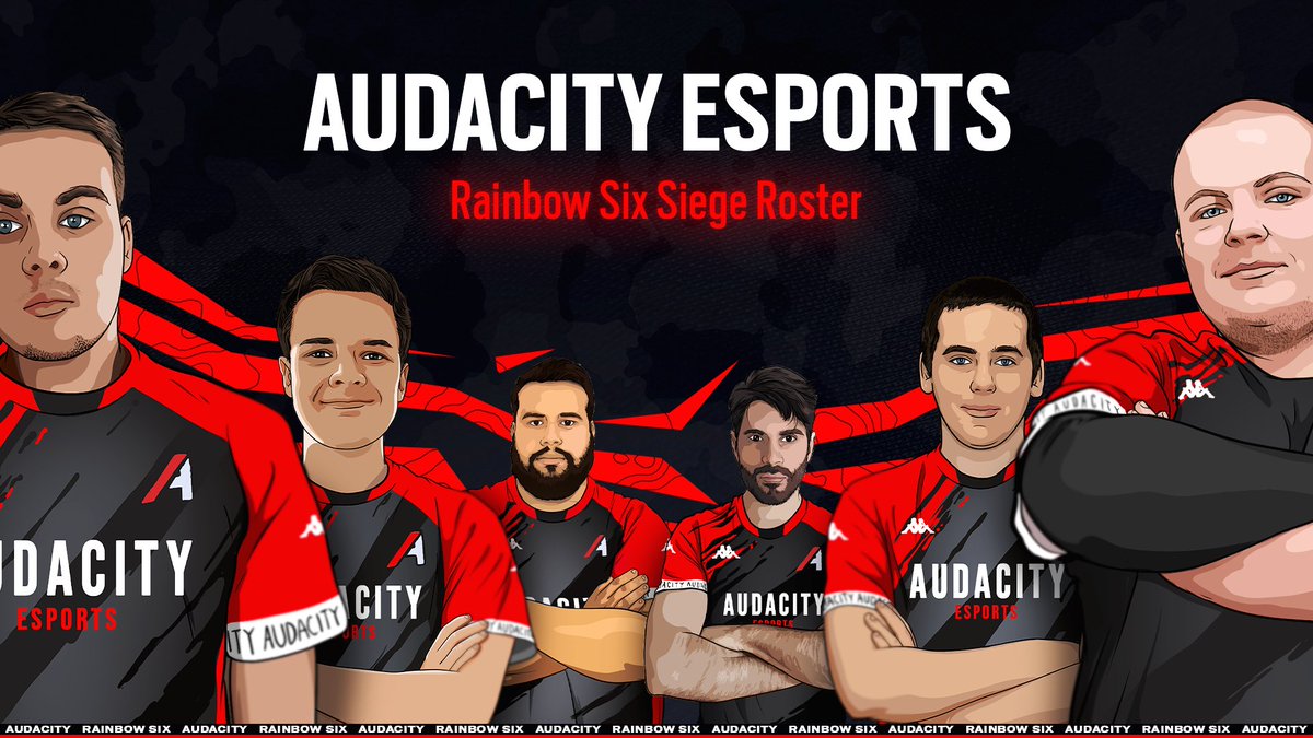 AudacitySports's tweet photo. 🔴⚪ Audacity | R6 🔴⚪

We're excited to announce our updated R6 Roster:
- @Blackout_R6
- @XumiR6
- @FalconR6S
- @ZeusR6S
- @chrissfps
- @NoAimNoGain (Mental Coach)

We're excited! 🔥 #TeamAudacity https://t.co/GFPllk67b9