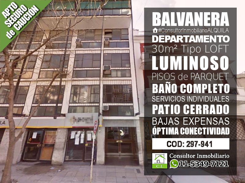 CI_Inmuebles's tweet photo. 🏠#ConsultorInmobiliarioALQUILA #depto #loft 30m² en #Balvanera c/living, #bañoCompleto y patio cerrado c/buena luz #serviciosIndividuales #bajasExpensas  y buena #conectividad #oportunidad
+INFO👉https://t.co/jehsAAvWQu
INFO x WhatsApp👉11-5349-7121 Cod: 297-941
#buenJueves https://t.co/Oexbv5tFrA