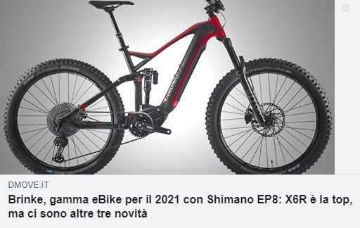 Grazie a <a href="/dmove/">som</a>. Anteprima Brinke 2021.
dmove.it/news/brinke-ga…
#HaveFun #BeBrinke #ebike #eMTB #eTrekkingBike