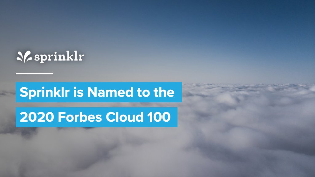Sprinklr's tweet photo. For the 5th year in a row, Sprinklr has been named to the @Forbes @cloud100 🎉 We’ve set out to build the world’s first platform purpose-built for #CXM. Read about the milestones we’ve met to do that ➡️ https://t.co/P3Vusnh33o #Cloud100 @BessemerVP @SalesforceVC https://t.co/4FWcamTBDo