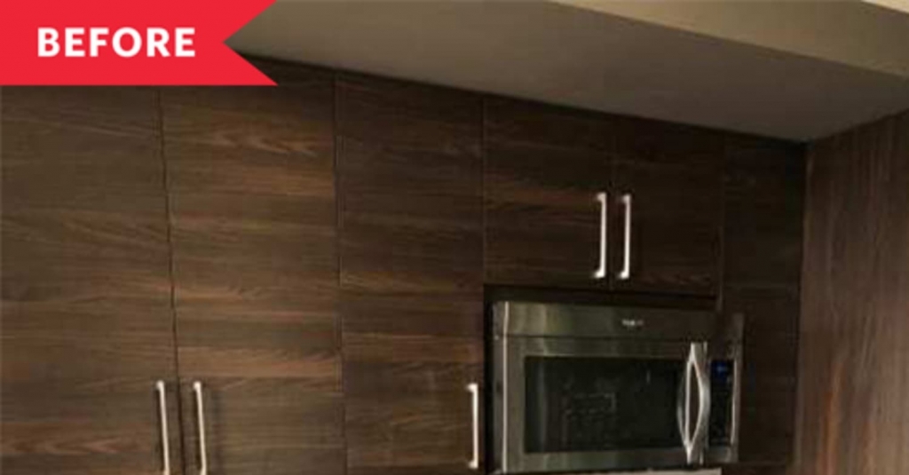 Before &amp; After: Two Renters, Two Identical Apartments, Two Builder Kitchen Makeovers (with Budget Materials!) apartmenttherapy.com/before-and-aft…