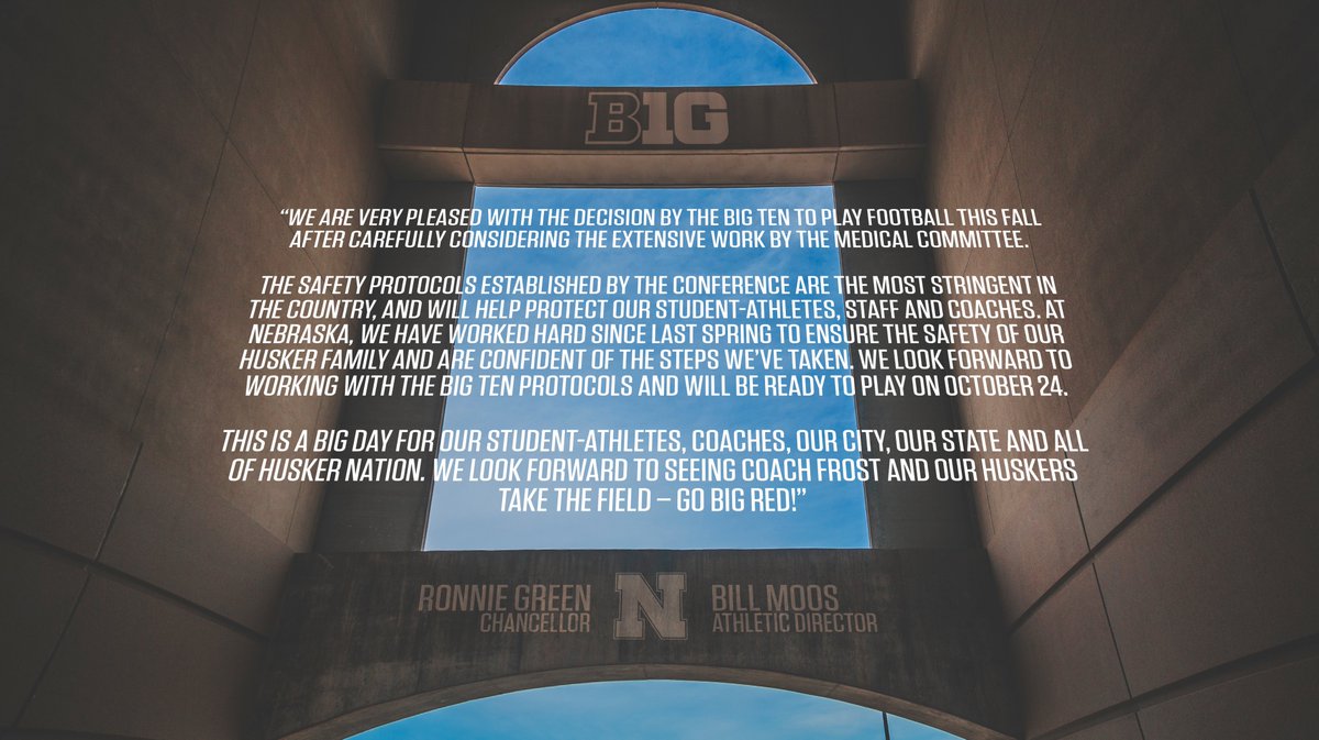 Huskers's tweet photo. Hard work paid off.

This is a big day.

#GBR https://t.co/gJuNIKxTlq