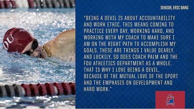 Some words from one of the men’s team captains, Eric Bang! #heatsrising #fdudevils