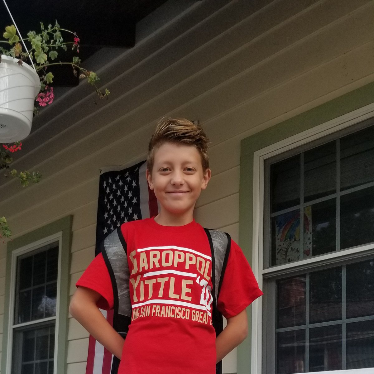 Happy 9th to my east coast <a href="/49ers/">San Francisco 49ers</a> fan. Off to debate 4th graders on who's the best TE <a href="/gkittle46/">George Kittle</a>