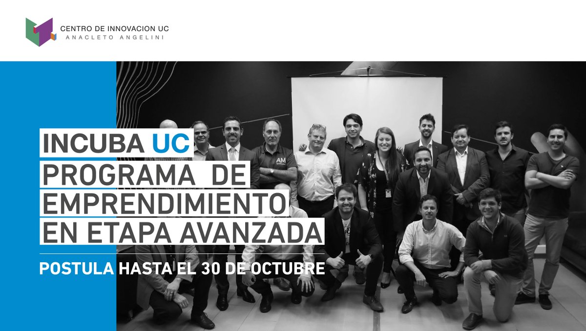 Hasta el 30 de octubre puedes postular a nuestro programa, en el cual podrás encontrar apoyo y formación en procesos de levantamiento de capital privado, estrategias para crecimiento en ventas e internacionalización de tu negocio. incubauc.cl