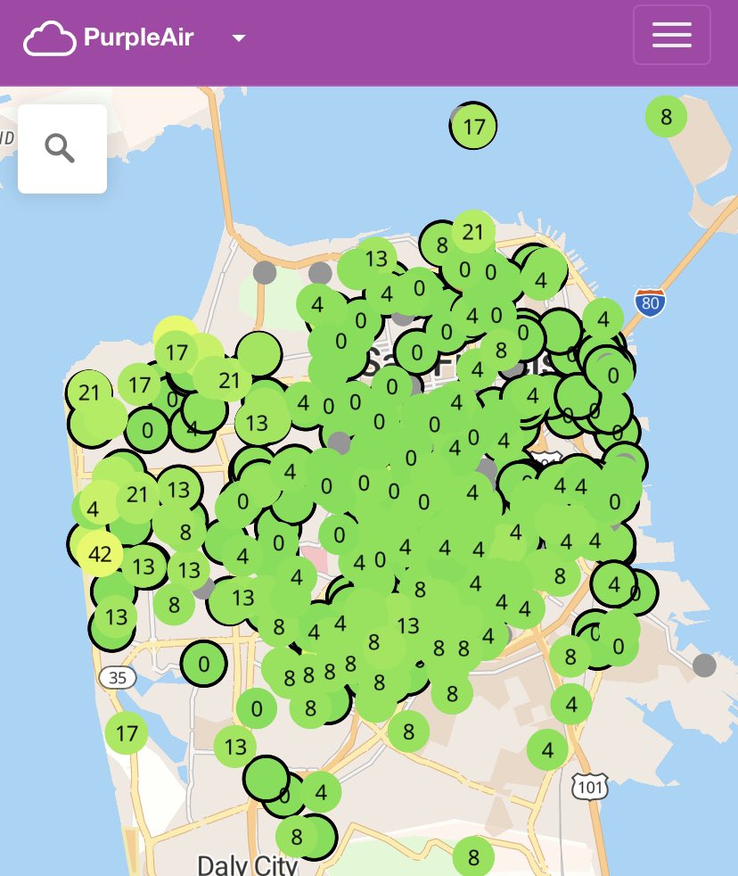 When it’s great to score a zero. Enjoy the clear, smoke-free day!