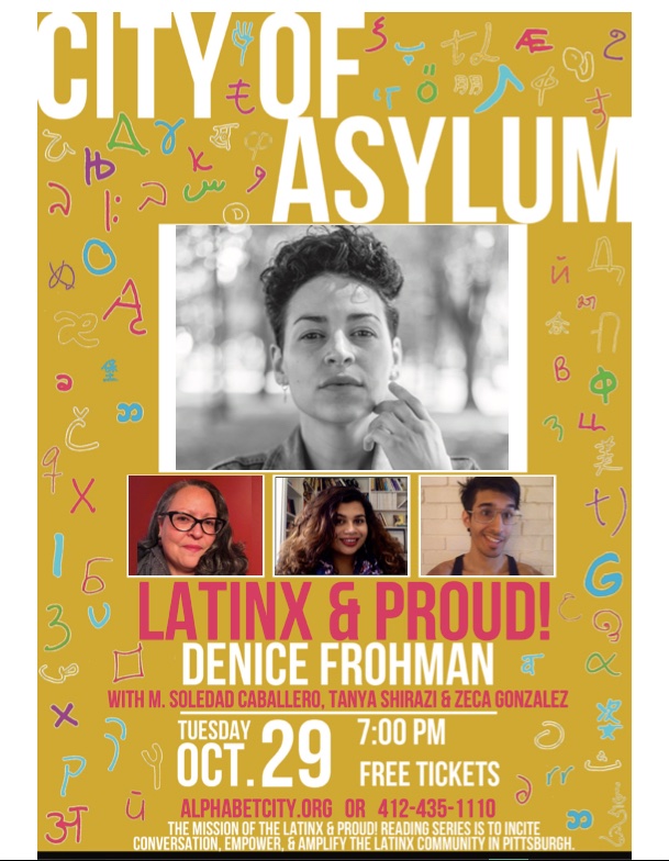 VeryLocalPGH's tweet photo. This October marks the one-year anniversary of Latinx &amp; Proud! at @cityofasylum.

The series strives to build a community for Latinx identifying folks here in Pittsburgh.

iTunes | https://t.co/0NsSnHyZDN
Spotify | https://t.co/QyutWiMZts
Download | https://t.co/YKgCU5lszl https://t.co/3oiNuF4kfp