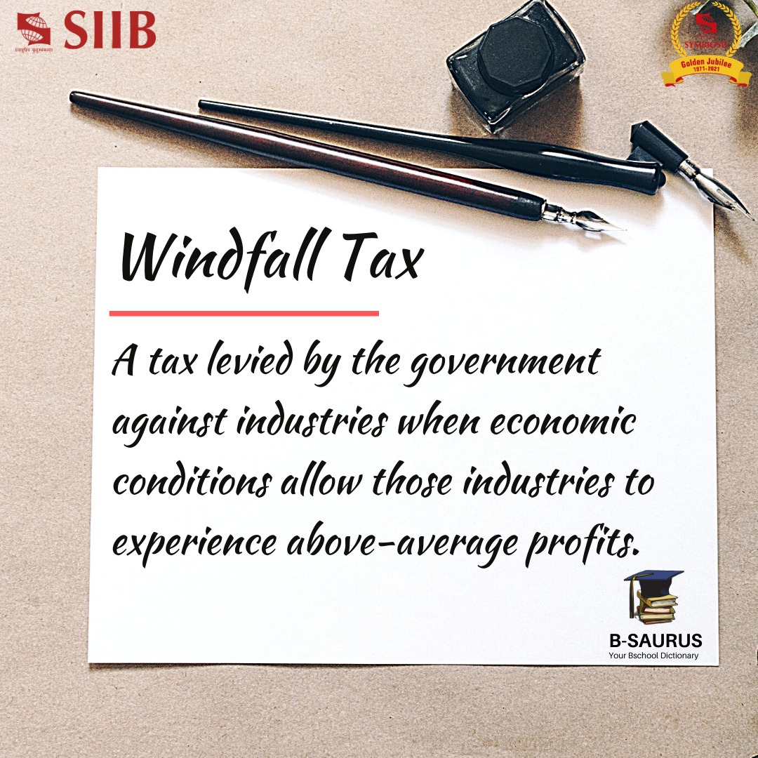 SIIBTweets's tweet photo. B-word of the day
Windfall Tax - More than half of the UK public would welcome a #windfall #tax on big supermarkets that have thrived during the #coronavirus #crisis
@symbiosistweets
#WordOfTheDay #BSaurus #SIIB #Pune #MBA #finance #UK #Supermarkets https://t.co/XEhV3CWLwf