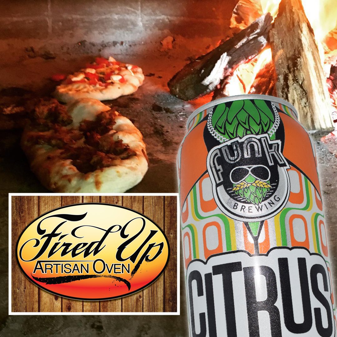 Enjoy your Sunday with Fired Up! food truck. Grab a pack of your favorite Funk beer to get ready for the week ahead. The beer garden is open from 2-5 pm.