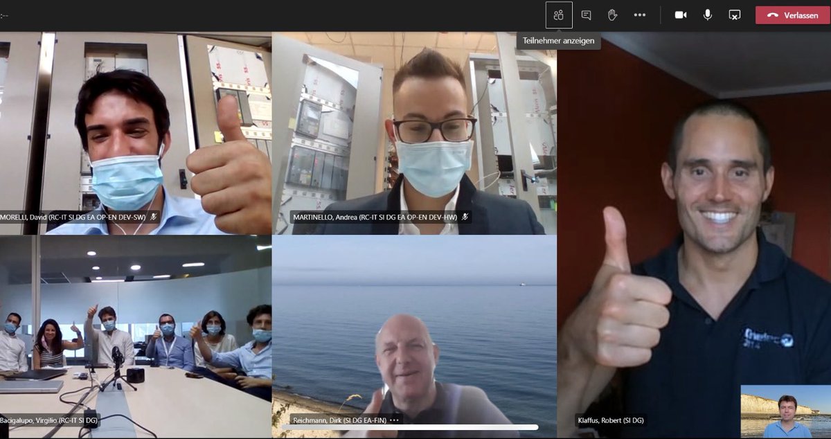 💡Great opportunity for young #talents from <a href="/Siemens_Italia/">Siemens Italia</a> #DigitalGrid #business to meet and chat with <a href="/RKlaffus/">Robert Klaffus</a> yesterday. Lively discussion about #strategy and being #brave and #agile fostering #collaboration within #smartinfrastructure <a href="/Siemens/">Siemens</a> 👏🏻🤝 Thanks colleagues! 🙏