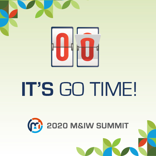Meetings360's tweet photo. LET's DO THIS! Our 2020 #MIWVirtualSummit will begin in less than 30 minutes. Stay tuned for live updates! #MIWAnnualSummit #VirtualEvents #LeadtheWay #EventsForward #weareevents https://t.co/pEvyULiGp2