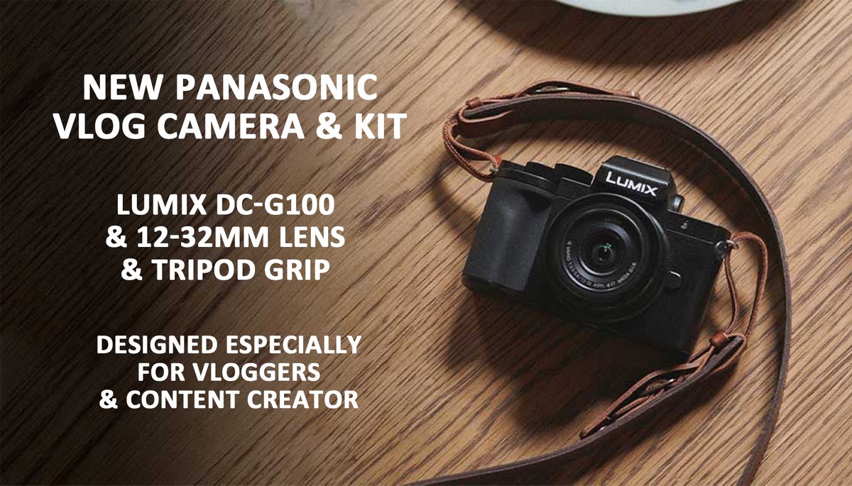 Excellentphoto3's tweet photo. [NEW RELEASE] @PanasonicNA’s brand new Lumix DC-G100 is now available at #ExcellentPhotoMTL! Discover how this new vlog camera will help you create some great new content you will have fun making! → https://t.co/KBVqyTEMIm 
#LumixDCG100 https://t.co/PNN6OQFXsc