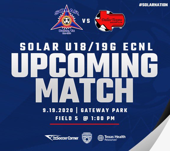 Solar U18/19G ECNL tweet media