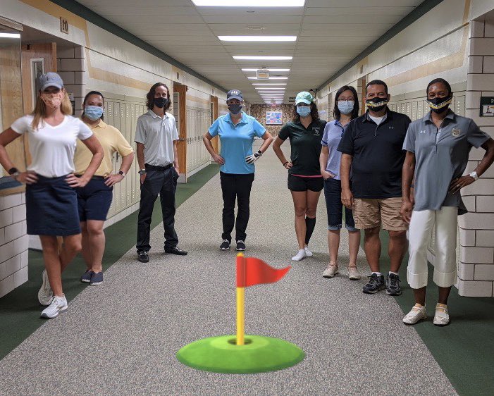 Sra_Clement's tweet photo. W.Lang. swinging through today with support for our FHS golf teams! 🏌️‍♀️🏌🏼‍♂️
@FremdStuco @FremdVikings #fhsspirit  #spiritweek https://t.co/eYKQWWM3fk