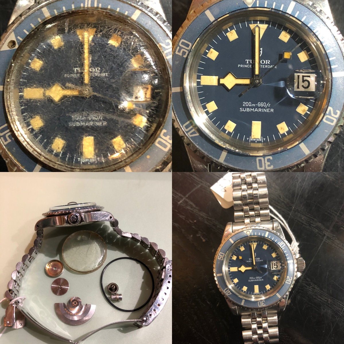 rolex restoration before and after