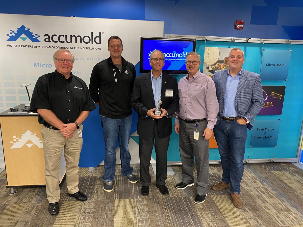 A big congratulations to Rep. John Landon, who was given <a href="/NFIB/">NFIB</a> prestigious award, The Guardian Award, today at NFIB member small business <a href="/Accumold/">Accumold</a> in Ankeny. Congrats, Rep. Landon and thanks for being a champion for small business!