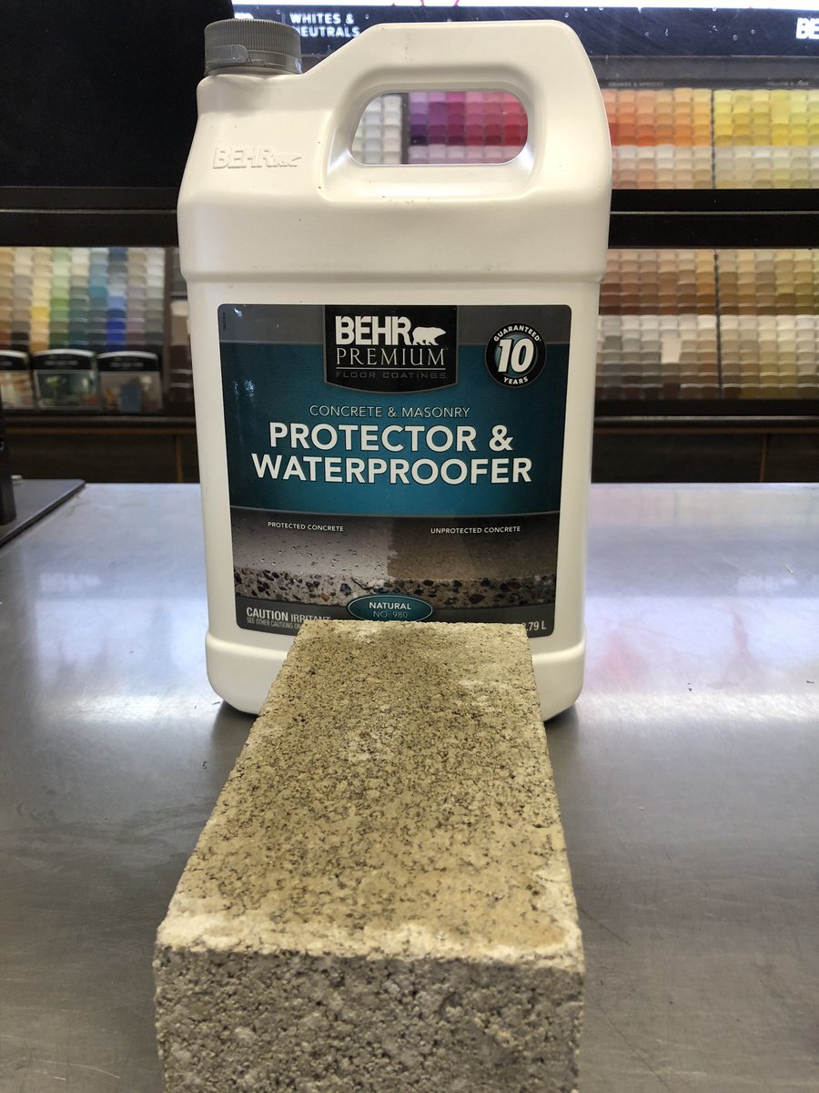 Zach Stonerock (@behrrepzach) on Twitter photo Made this simple prop for the associates at #3816 to use to demo <a href="/BehrPaint/">BEHR Paint</a> Concrete and Masonry waterproofer (#980). One side with the product. One side without. All the customers that saw the demo bought a gallon. Now the store is sold out! 🤯 Made this simple prop for the associates at #3816 to use to demo <a href="/BehrPaint/">BEHR Paint</a> Concrete and Masonry waterproofer (#980). One side with the product. One side without. All the customers that saw the demo bought a gallon. Now the store is sold out! 🤯
