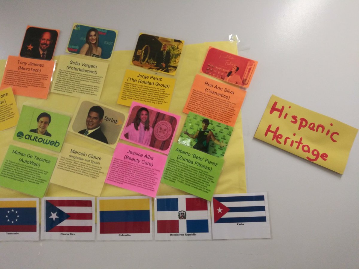 ABrandoneagles's tweet photo. @ABrandoneagles celebrating Hispanic Heritage Month. #ignitetheconnection @HCPSCTAE @HillsboroughSch @BrandonHSEagles @BHSKleinTime https://t.co/Mql1DIb4Zx