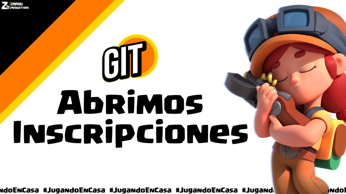 #BS | GIT Cup
¡Abrimos Inscripciones para la GIT Cup!
-32 Cupos
-Solo NA
Requisitos:
🔸️Seguir:
<a href="/GIT_GG__/">GIT | #JugandoEnCasa🏡</a> <a href="/Goldenjc21/">GoldenJC</a> @Z_ProductionsGG 
🔸️RT🔃 &amp; MG❤ al tweet
🔸️Pedir 5Rts mencionando al equipo y a la competencia.
(Sin Premio) de momento.

Pruebas al MD📩