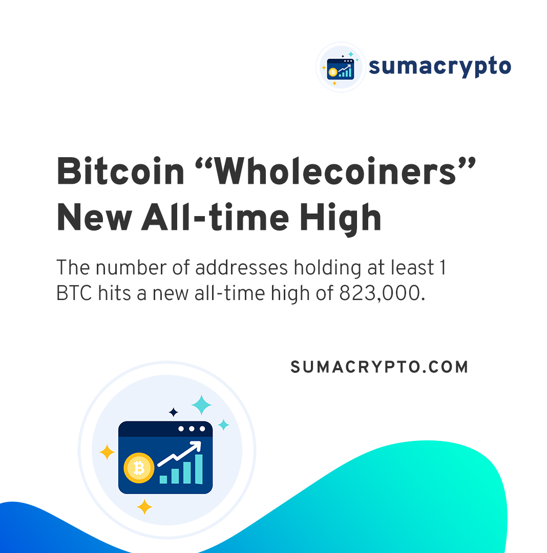 sumacrypto's tweet photo. Despite September being a turbulent month for #Bitcoin, the number of addresses holding at least 1BTC has marked a new ATH. 📈 Do you own Bitcoin? Did you know you could earn up to 8,25% 🔥 in interest? Find the highest interest for your #cryptocurrency on https://t.co/prlfzw8IfS https://t.co/oohbjG4T18
