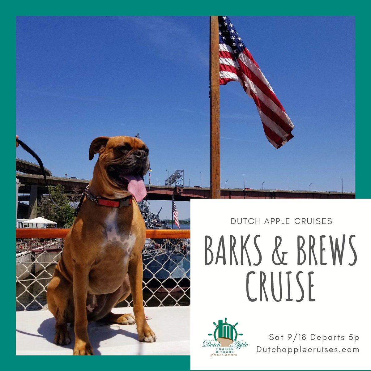 TrueBrewMag's tweet photo. #ninepincider : RT @DutchAppleCruis: 🐾 Barks & Brews Cruise 🐾 is this Saturday at 5p!! 🐶 🍻 Bring your well behaved pup for a relaxing cruise while enjoying brews from local favorites like @FortOrangeBrew & @ninepincider! Full bar & food available. Sp… https://t.co/RxBr137S1i