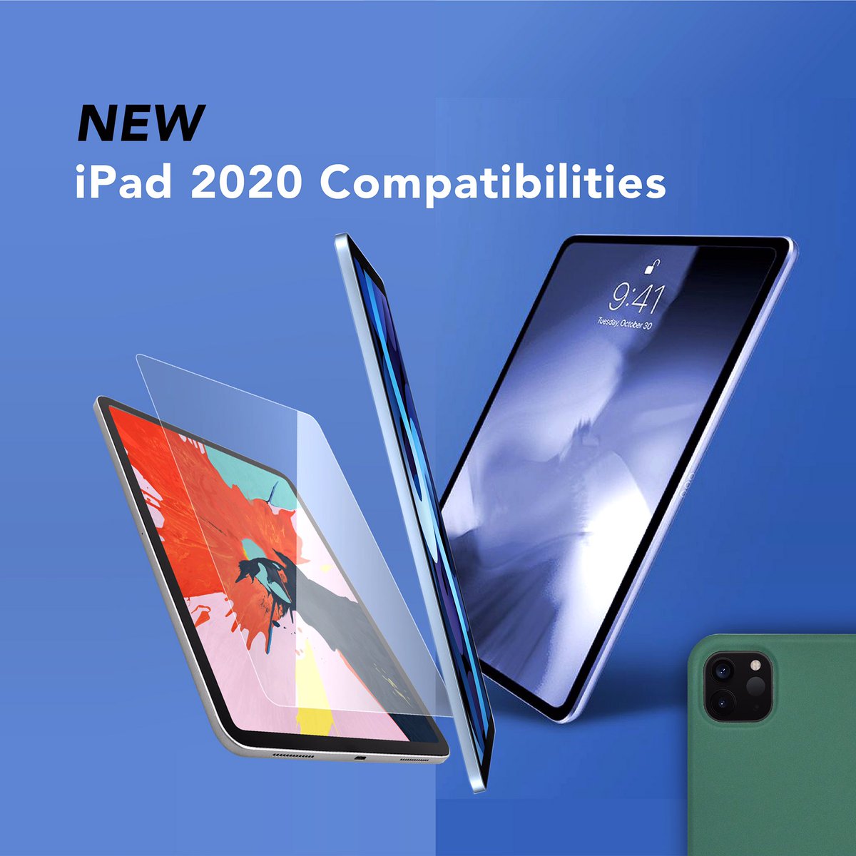 AtlantiaCanada's tweet image. Check out compatibilities from our top selection of brands for the NEW iPad Air 10.9” &amp;amp; iPad 10.2” (8th Gen)! See link in Bio 🔝👌🏽

#techaccessories #ipad2020
#ipadprotection #ipadcase #workanywhere