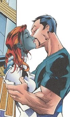 Mystique’s longterm girlfriend, a precog named Destiny, told Forge he'd love Mystigue. Forge, who had long been with Storm, didn’t believe it. But he got Destiny killed Mystique had a psychotic break. Feeling guilty, Forge took it upon himself to help Mystique and well…