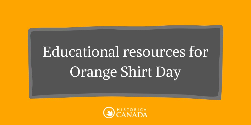  #OrangeShirtDay on Sept 30 is a time to honour the Survivors of residential schools and commit to Reconciliation. Below is a thread of educational resources to help you understand and unpack Canada’s history of residential schools. 