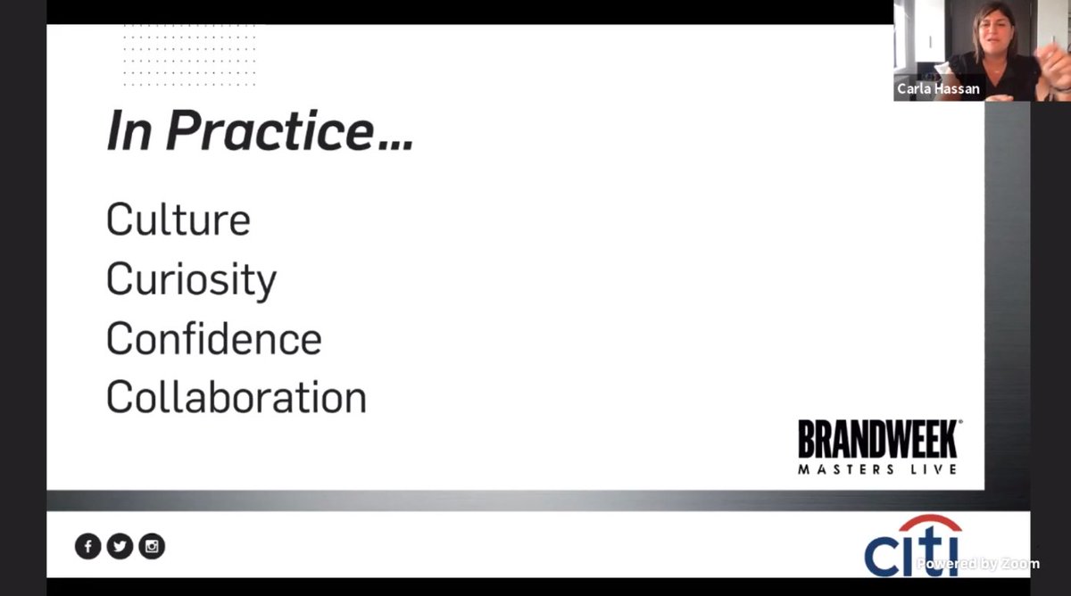Adweek's tweet photo. The four Cs of relinquishing control in leadership, from @citi's @chassan #Brandweek https://t.co/DdxHDTwT5W