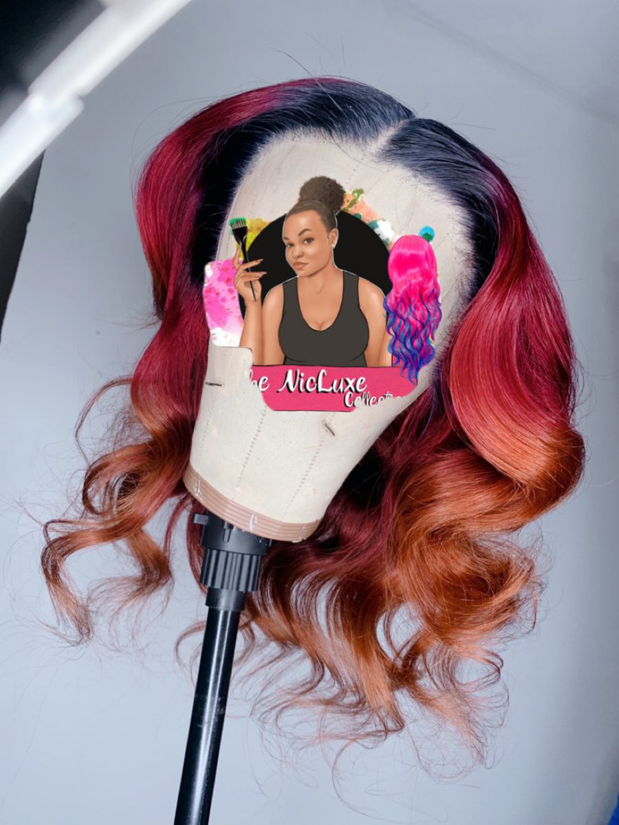 LuxeNic's tweet photo. SEASONS 🍂 
#lacewig #customcolor #BlackOwnedBusinesses https://t.co/Hj07BYLJkr
