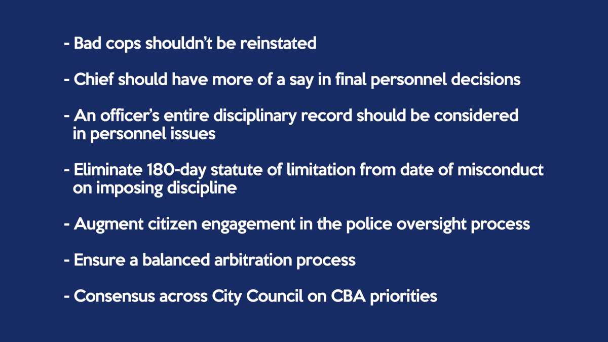 As Mayor, my commitment is to help negotiate a fairer contract than the one I voted against 4 years ago.My priorities for the next round of negotiations:19/25