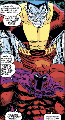 There was a big argument at her funeral. Magneto, who had been presumed dead at the time, showed up and Colossus became a bad guy for quite a while actually.
