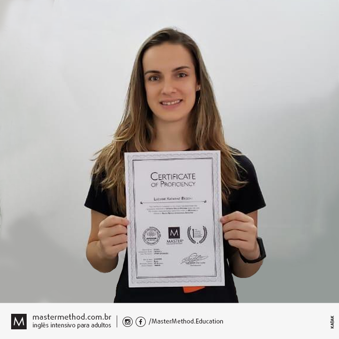 Master_Method's tweet photo. #GRADUATE Congratulations a aluna Luciane, que concluiu o Master Intensive English Program.
#AlunoMaster #ProficiencyCertificate #mastermethod #english #ingles #botucatu https://t.co/tHux236Zry