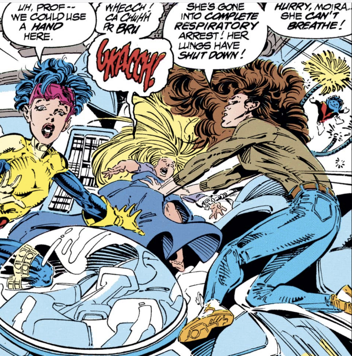 Magik eventually got deaged to her correct age. But later she contracted the Legacy Virus (a THINLY veiled metaphor for AIDS) and eventually dies from it.