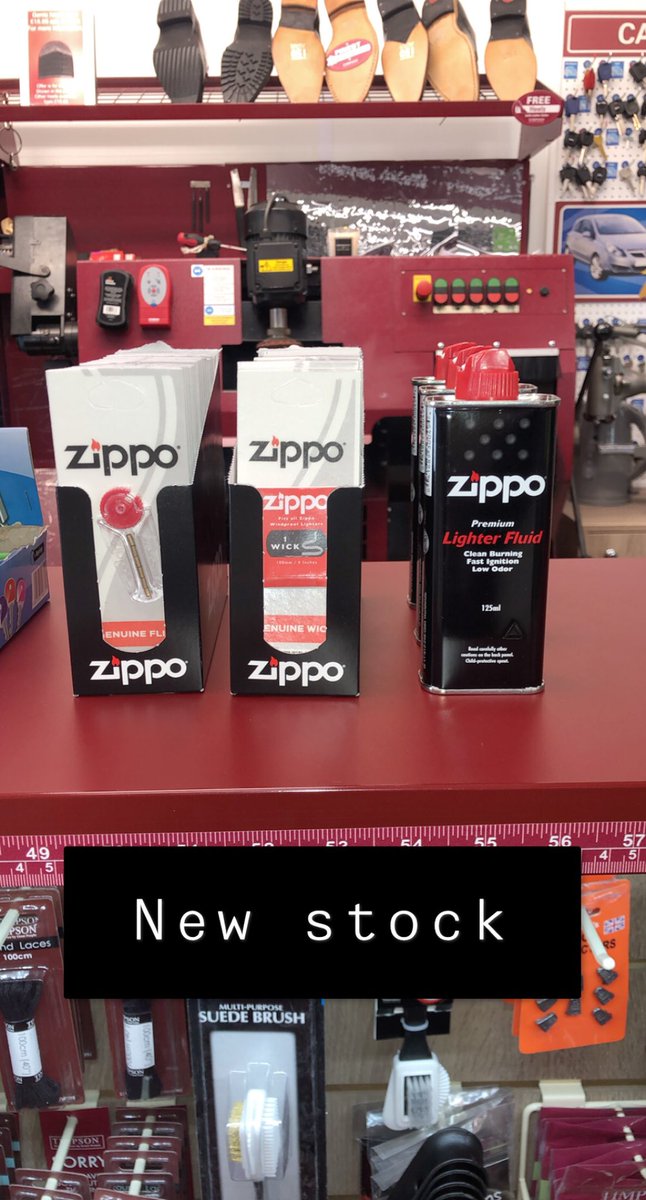 TimpsonAsda's tweet image. You asked for it so we ordered it!

We are now selling Zippo wicks, flints and Fuel in Timpson at ASDA Milton

Pop in and have a look! 

Wicks and Flints £1.75 (each)
Zippo fuel £3.50 (each)

@TimpsonNews #ASDA #Timpson #Dundee #ZIPPO