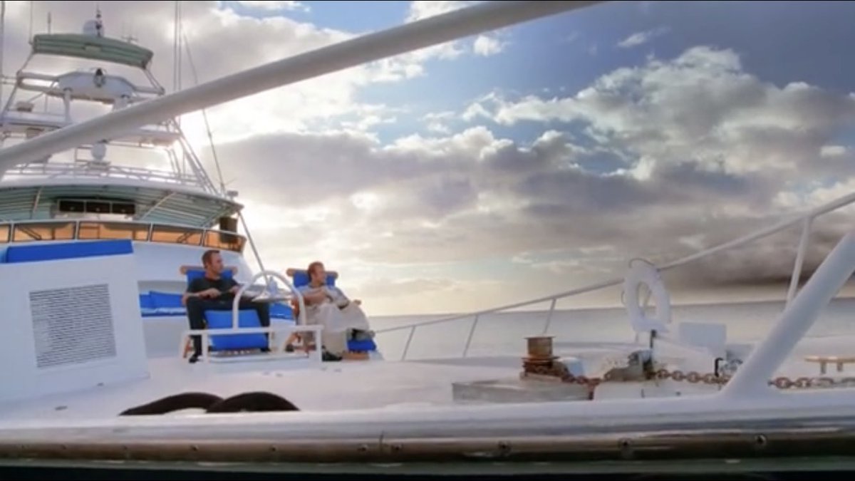 two bros chillin on a boat 5 minutes from death bcs they caught a deadly virus 