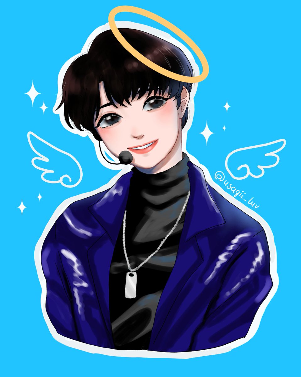 usagii_luv's tweet photo. My 😇✨🌟💜💙❤️
#HanniesWillWaitForHanbin 
#hanbinILAND 
#HanniesLoveHubi 
#ilandfanart #iland_fanart #HanniesWillWaitForHanbin 
#ILAND_HANBIN #myart #drawing 
#angel #love #blue https://t.co/1NfQ7OfPfZ