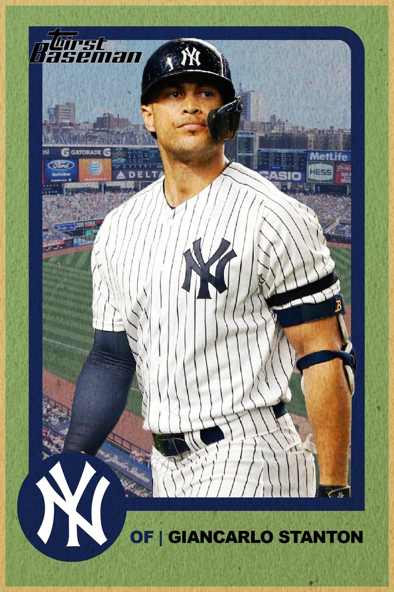 Today's #ThirstBaseman is #Yankees Outfielder Giancarlo Stanton!