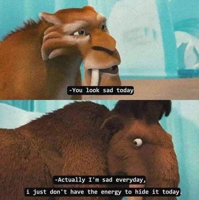 When friends ask me if anything is wrong