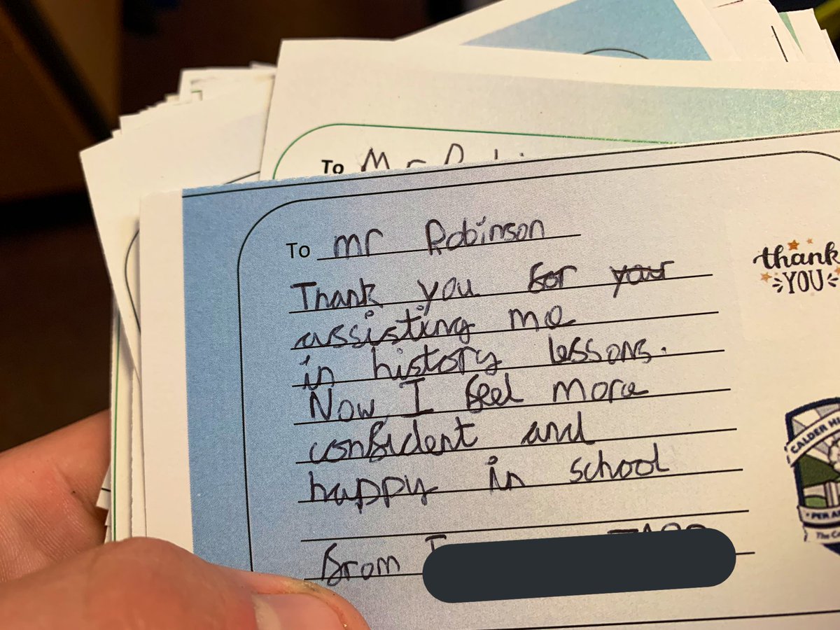 I received a load of these today on my desk😍 It totally made my week, and reminded me that the good work we are doing has never been more important than now; a time when the students need us most! #edutwitter