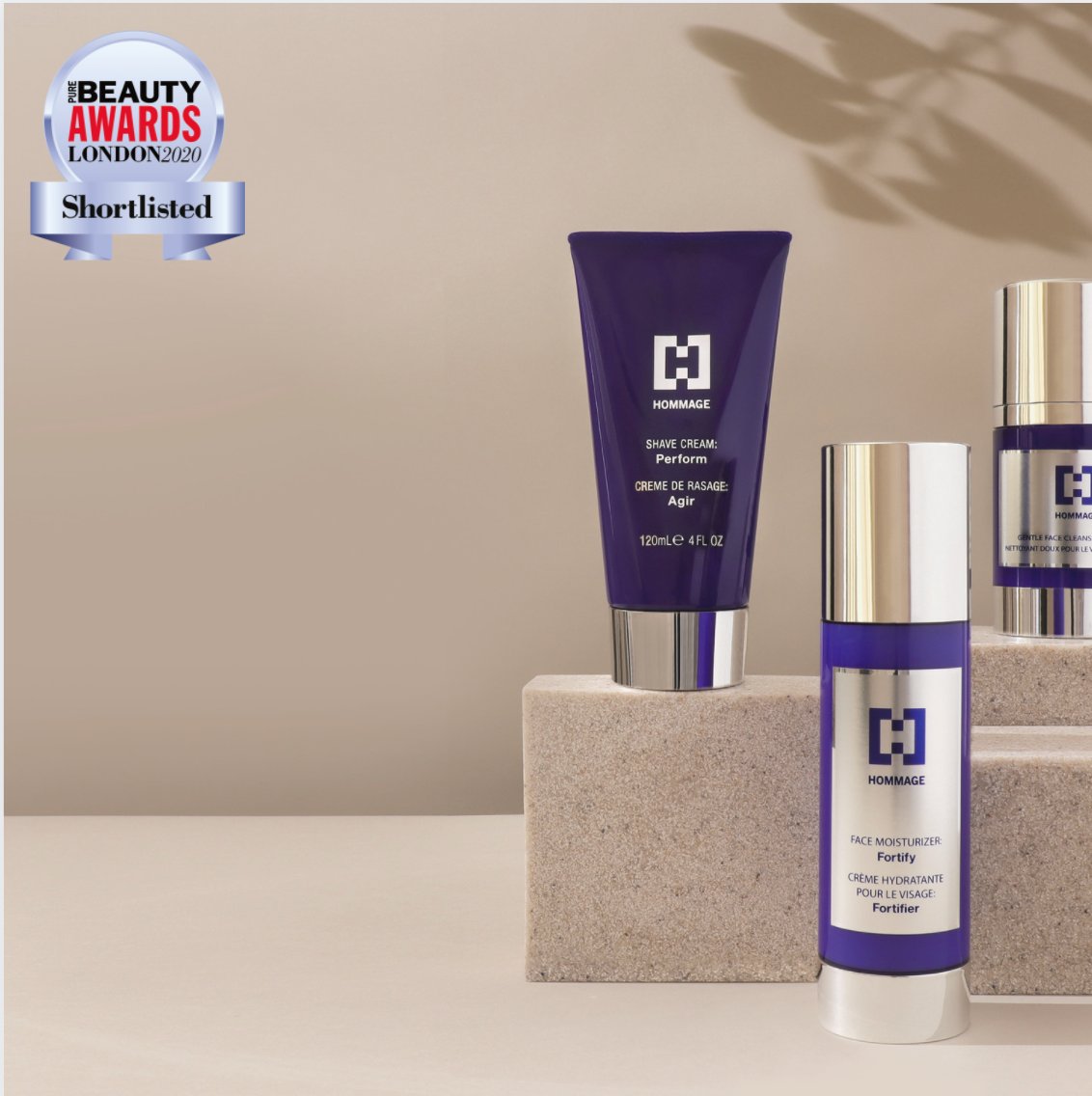 There are times in life to be humble &amp; times to shout about the fact that you've been shortlisted for a Pure Beauty Award. Our Fortify moisturiser is up for Best New Male Skincare product. For those who haven't tried it... bit.ly/3mqFvMf #PureBeautyAwards #maleskincare