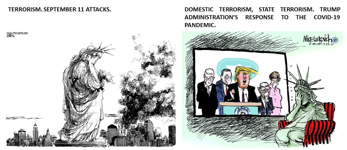 RuanoFaxas's tweet photo. @therecount @JoeNBC "#Trump knows the herd immunity approach will kill millions of Americans — he admitted it just five months ago"https://t.co/LZniIdPqk1
#Coronavirus #Covid #USA #Election #Pence #Terrorism #StateTerrorism #DomesticTerrorism #HomegrownTerrorism #InternalTerrorism #NationalTerrorism https://t.co/mz1CiTNGfk