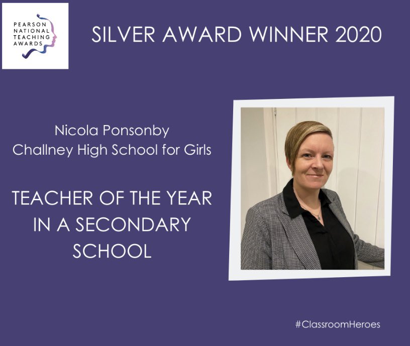 Challney Girls (@challney_girls) on Twitter photo What an amazing achievement for our very own Miss Ponsonby, who received a prestigious silver award winner in the Pearson teaching awards. Now for the gold <a href="/TeachingAwards/">The Pearson National Teaching Awards</a> #classroomheroes What an amazing achievement for our very own Miss Ponsonby, who received a prestigious silver award winner in the Pearson teaching awards. Now for the gold <a href="/TeachingAwards/">The Pearson National Teaching Awards</a> #classroomheroes