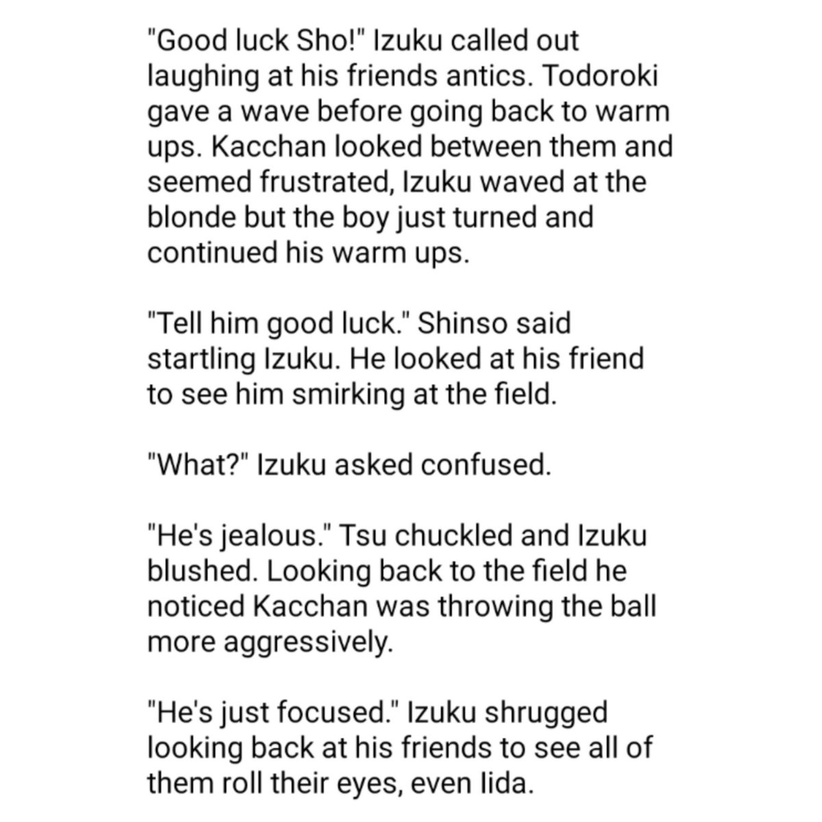 Part 34 2/3Now kacchan is a mess