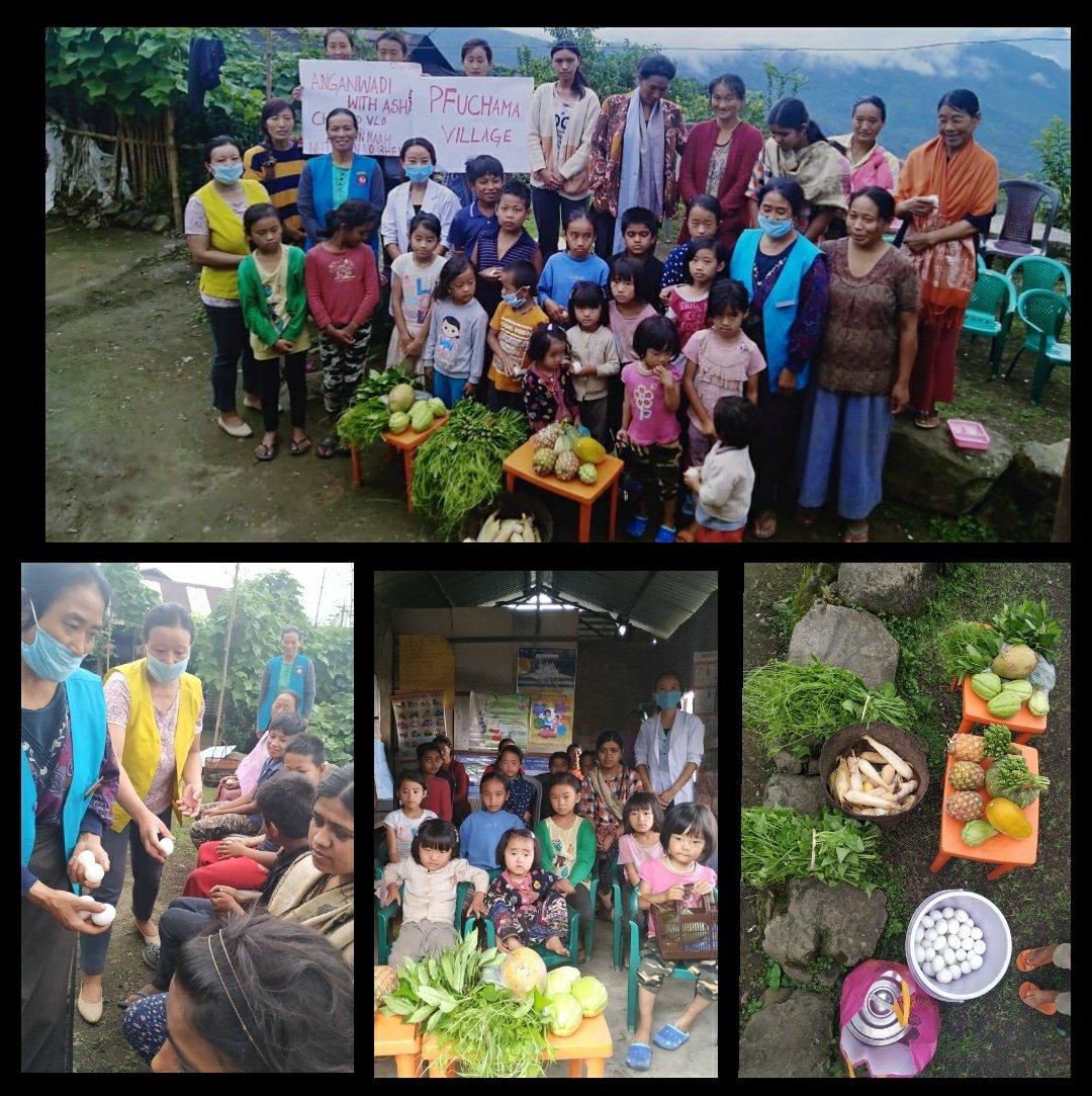 NISHTHA_CPHC's tweet photo. Nutrition week observed at #AyushmanBharatHWC Pfuchama in Nagaland #POSHANMaah2020 #POSHANAbhiyaan @MoHFW_INDIA @NagalandNhm @NNagaland @Neiphiu_Rio https://t.co/0FF9FfuOij