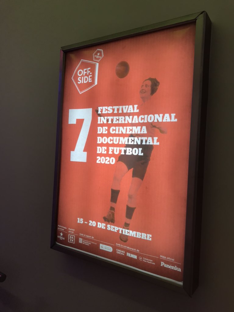 OffsideFest's tweet photo. Ja estem als @Cinemes_Girona!

Us esperem des d’avui fins diumenge. Futbol i cinema cada dia. #Offside2020

Aquí teniu la programació: https://t.co/GibrBRAOhr https://t.co/FaoHpu2PDl