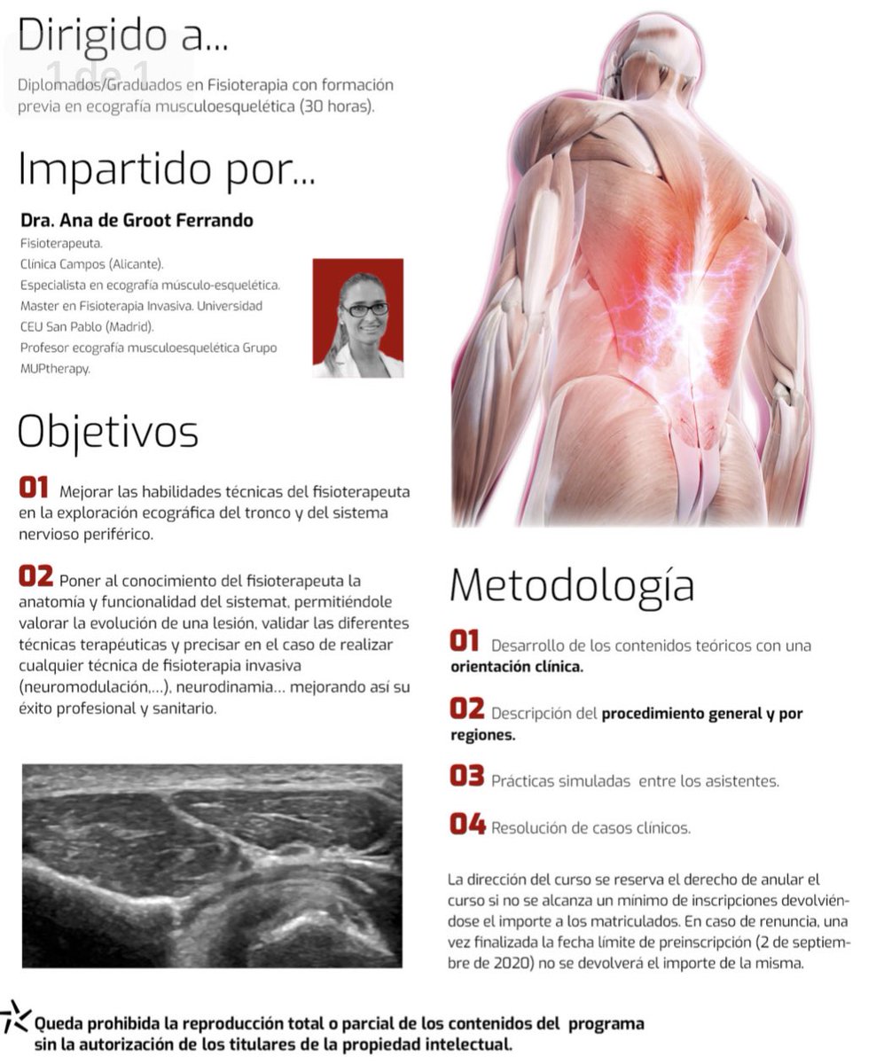En MVCLINIC INSTITUTE seguimos apostando por la formación más especializada en ecografia musculoesqueletica
¡Profundiza en el estudio del SISTEMA NERVIOSO PERIFÉRICO y optimiza tus INTERVENCIONES con esta nueva edición!
📆2-3-4 oct
📍Madrid <a href="/primfisio/">PRIM Physio</a> 
🔥 #Anadegroot <a href="/muptherapy/">MUPtherapy</a>