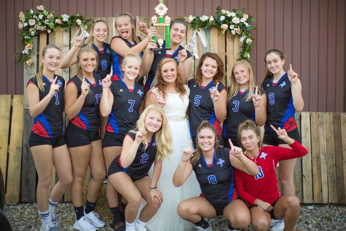 And I got to celebrate my day with these lovely ladies. Volleyball is always a big deal in our household!