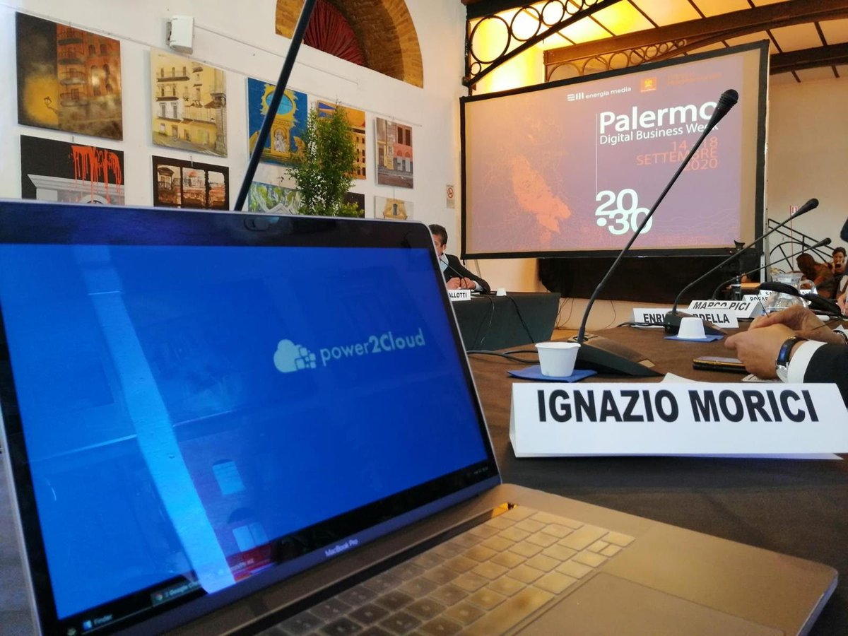 power2Cloud's tweet photo. Sinergie, crescita, innovazione e sostenibilità sono stati i tratti distintivi della #DigitalBusinessWeek "Palermo ha un grande futuro e noi non vediamo l’ora di partecipare alla sua realizzazione!" ha concluso @ignaziomorici che ha raccontato l'innovazione offerta da power2Cloud https://t.co/gCcQ7quGUA